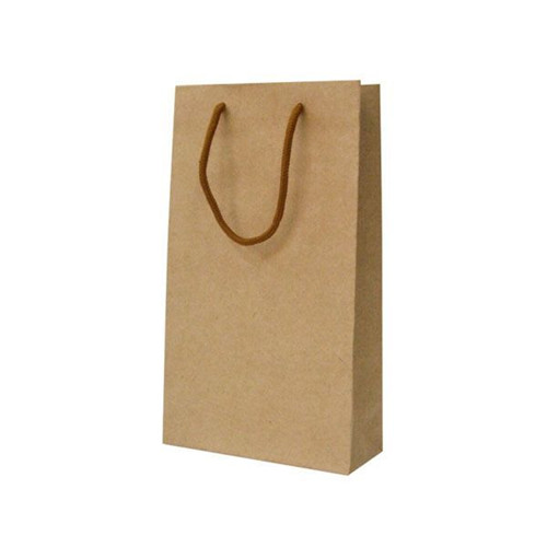 DOUBLE WINE KRAFT PAPER CARRYING BAGS