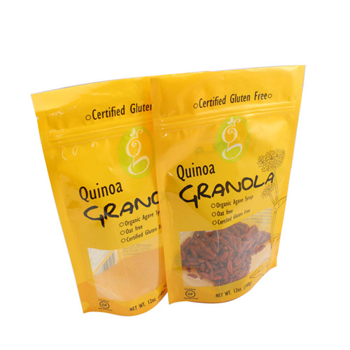 500G GRANOLA PLASTIC POUCH WITH CLEAR WINDOW